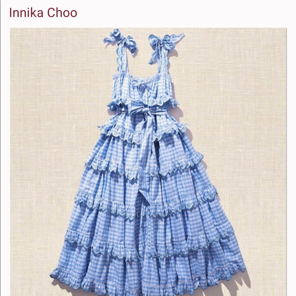 NWT  Innika Choo Scallop Frill Dress size 2